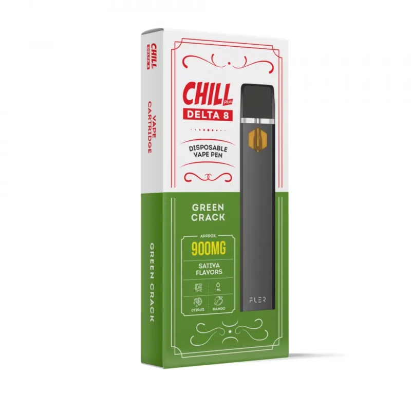 chill plus delta 8 thc disposable vaping pen green crack 900mg 2.jpg